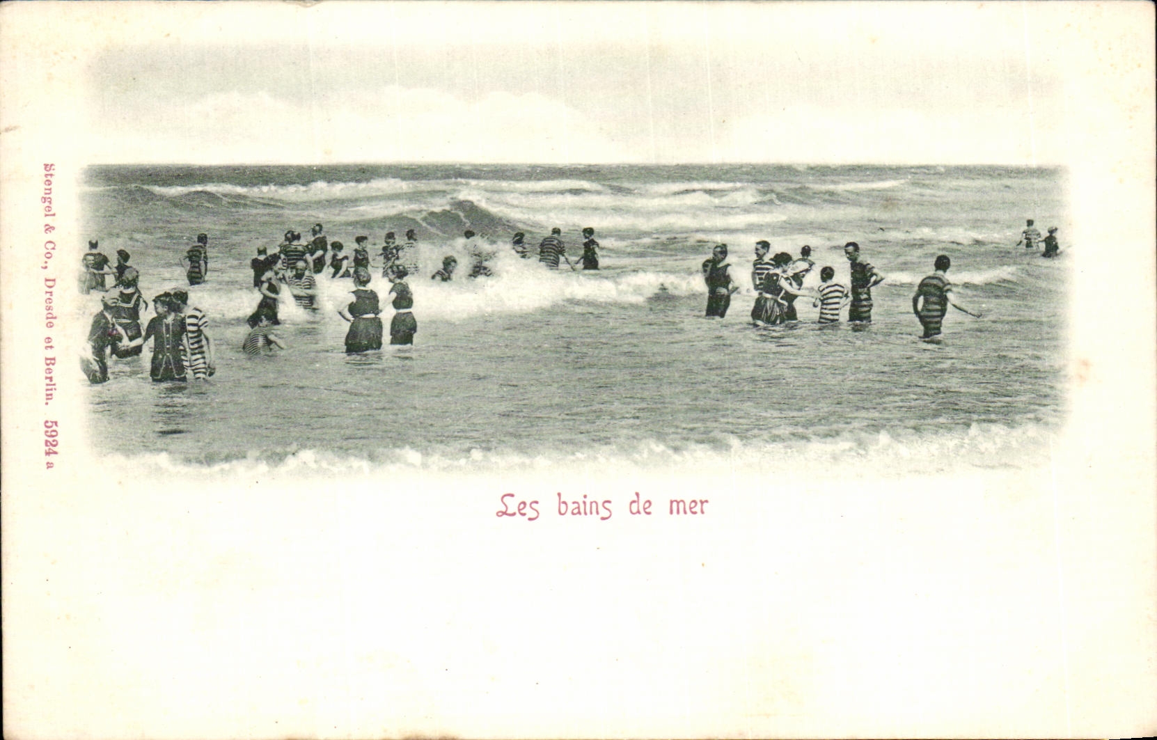 CPA Les bains de mer