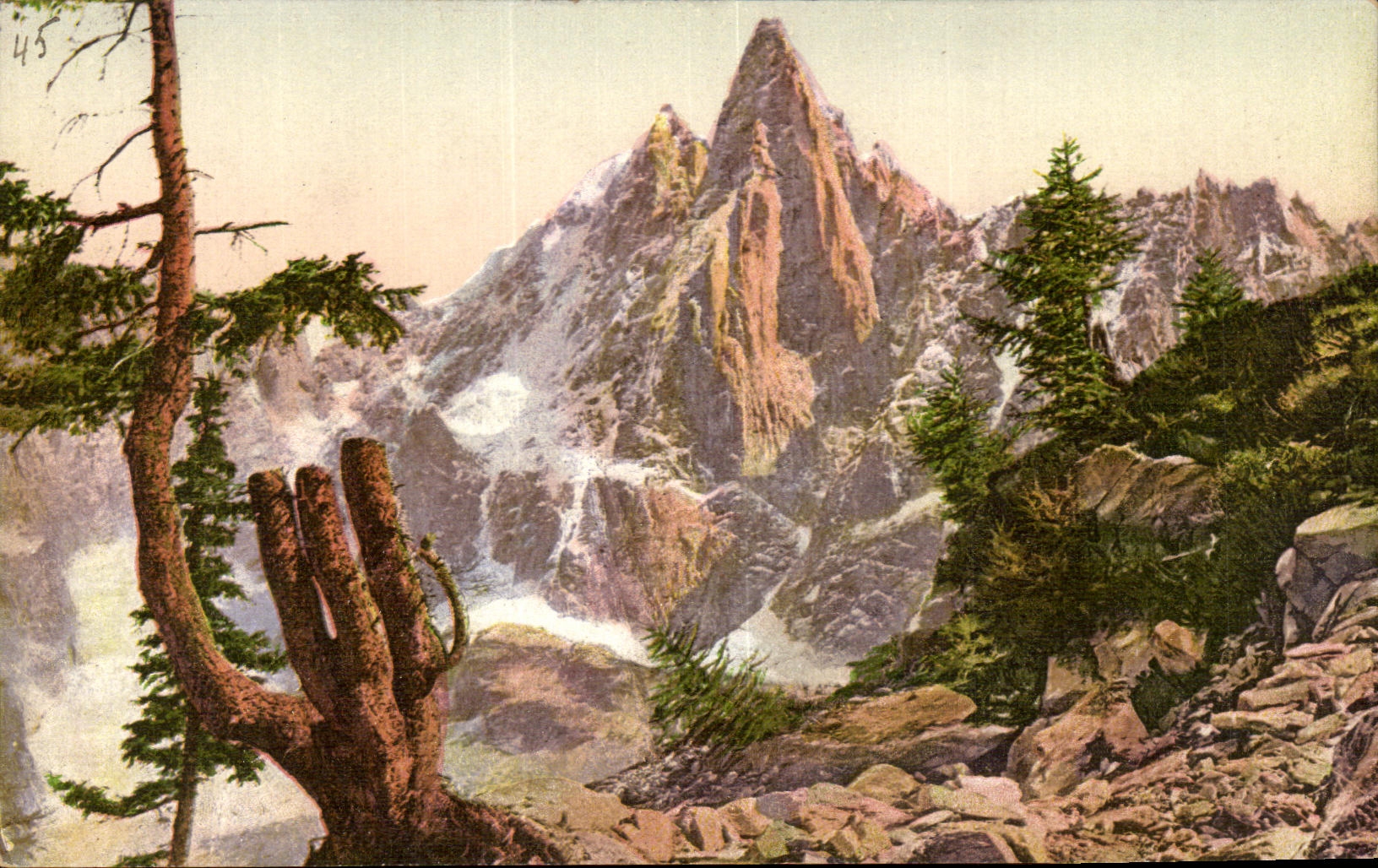 CPA Chamonix Switches Thickly 3815m