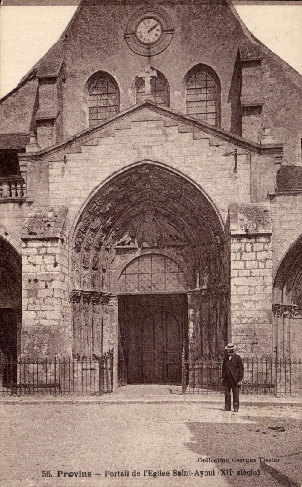 CPA Portall Layered branches of I Church Saint Ayoul