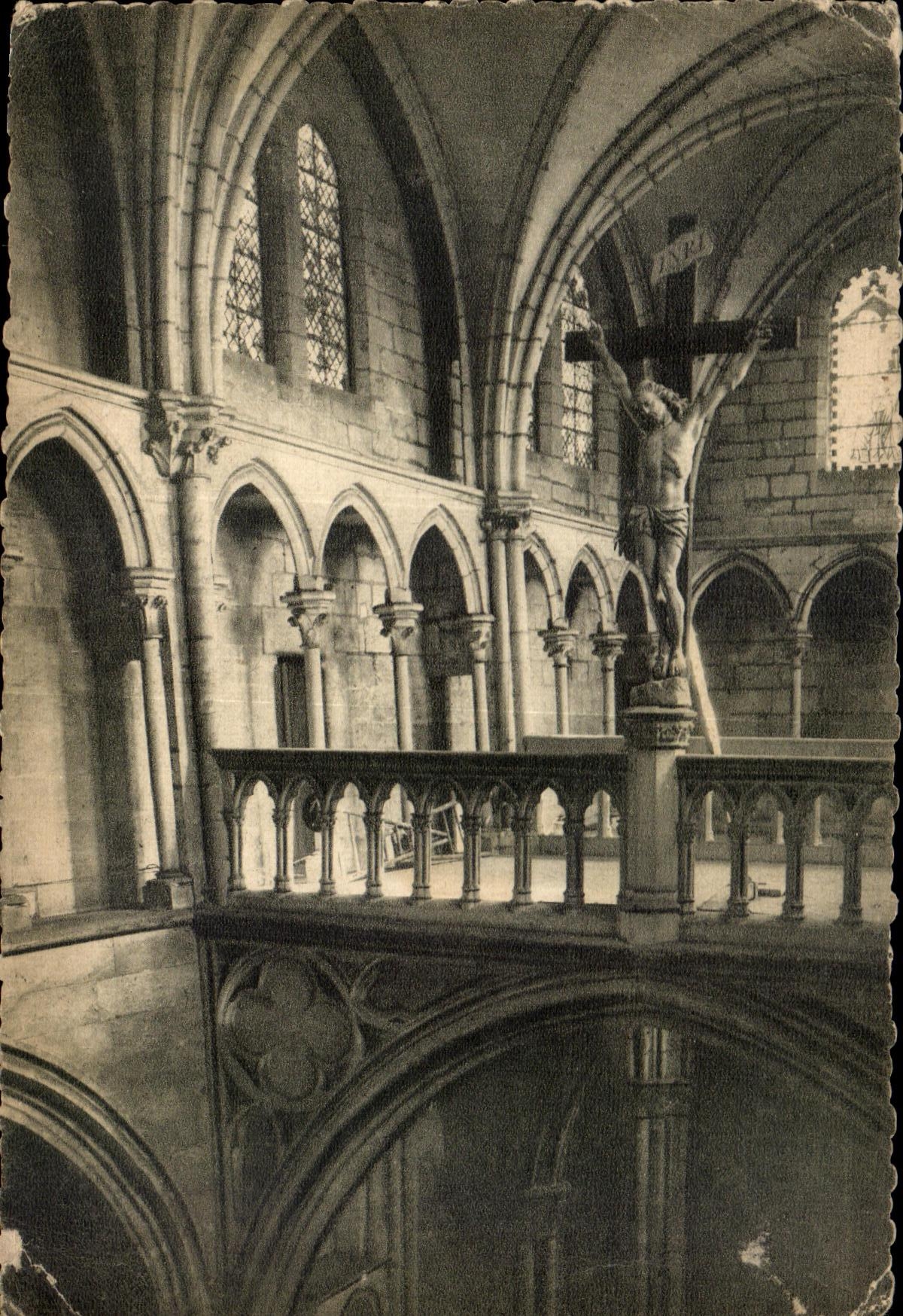 CPA Clamecy Saint Martin Detail of Jube