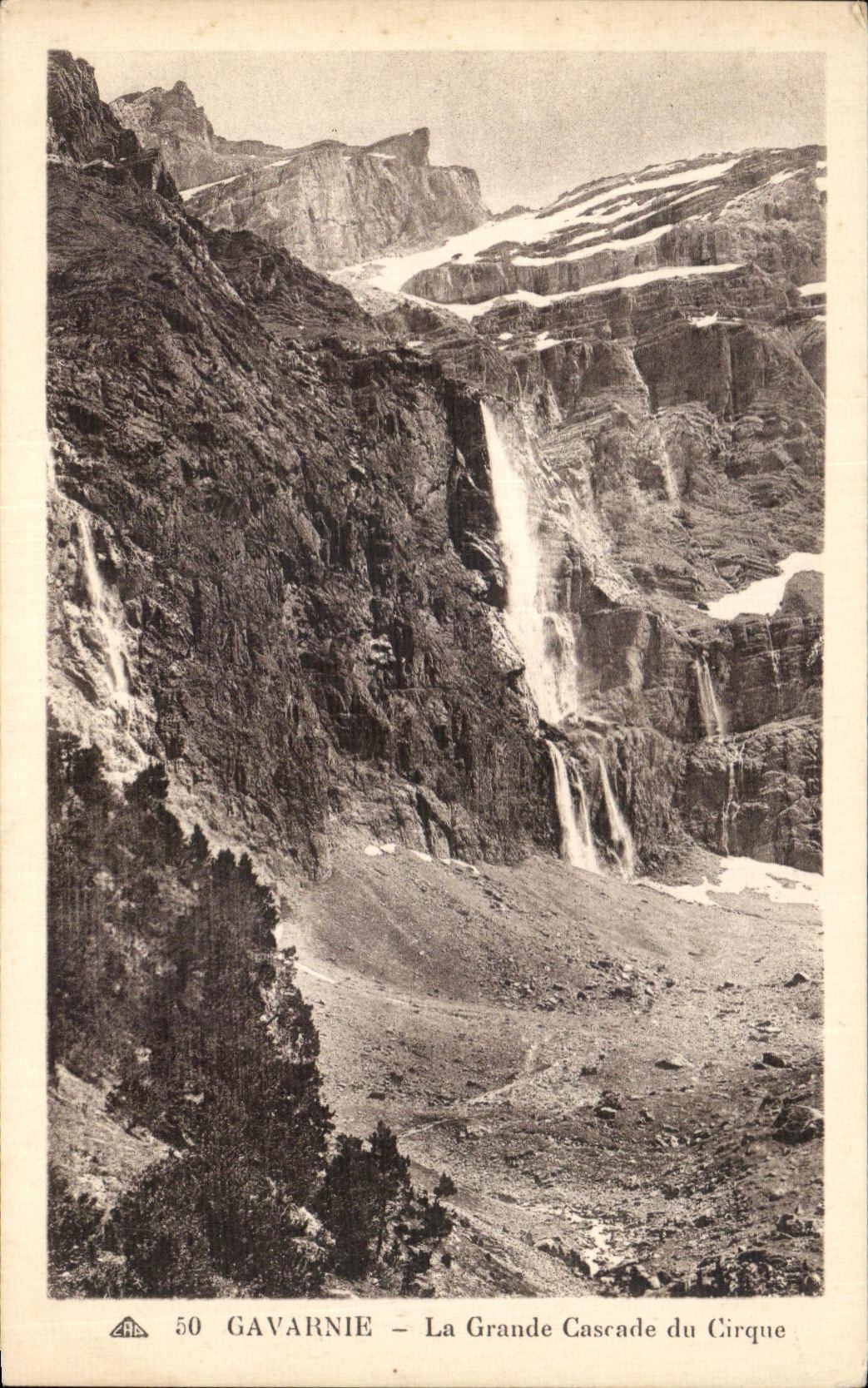 CPA Gavarnie La Grande Cascade du Cirque