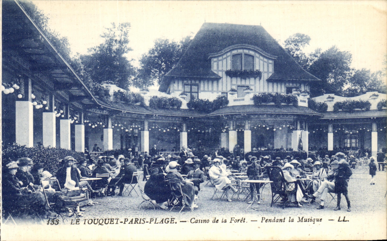 CPA Touquet Paris Beach Casino of the forest During the music