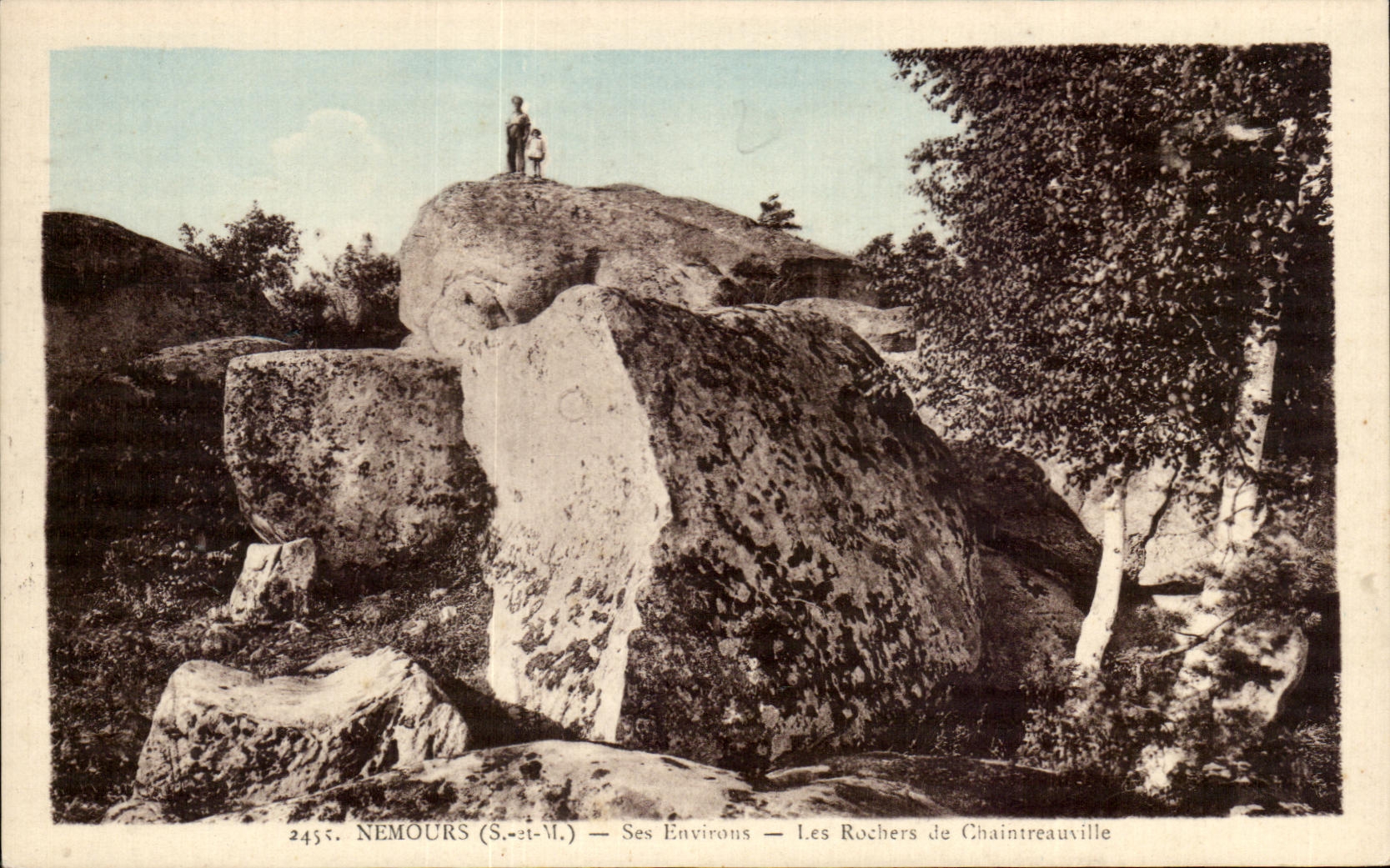 CPA Nemours Its Eavirons Rocks of Chaintreauville