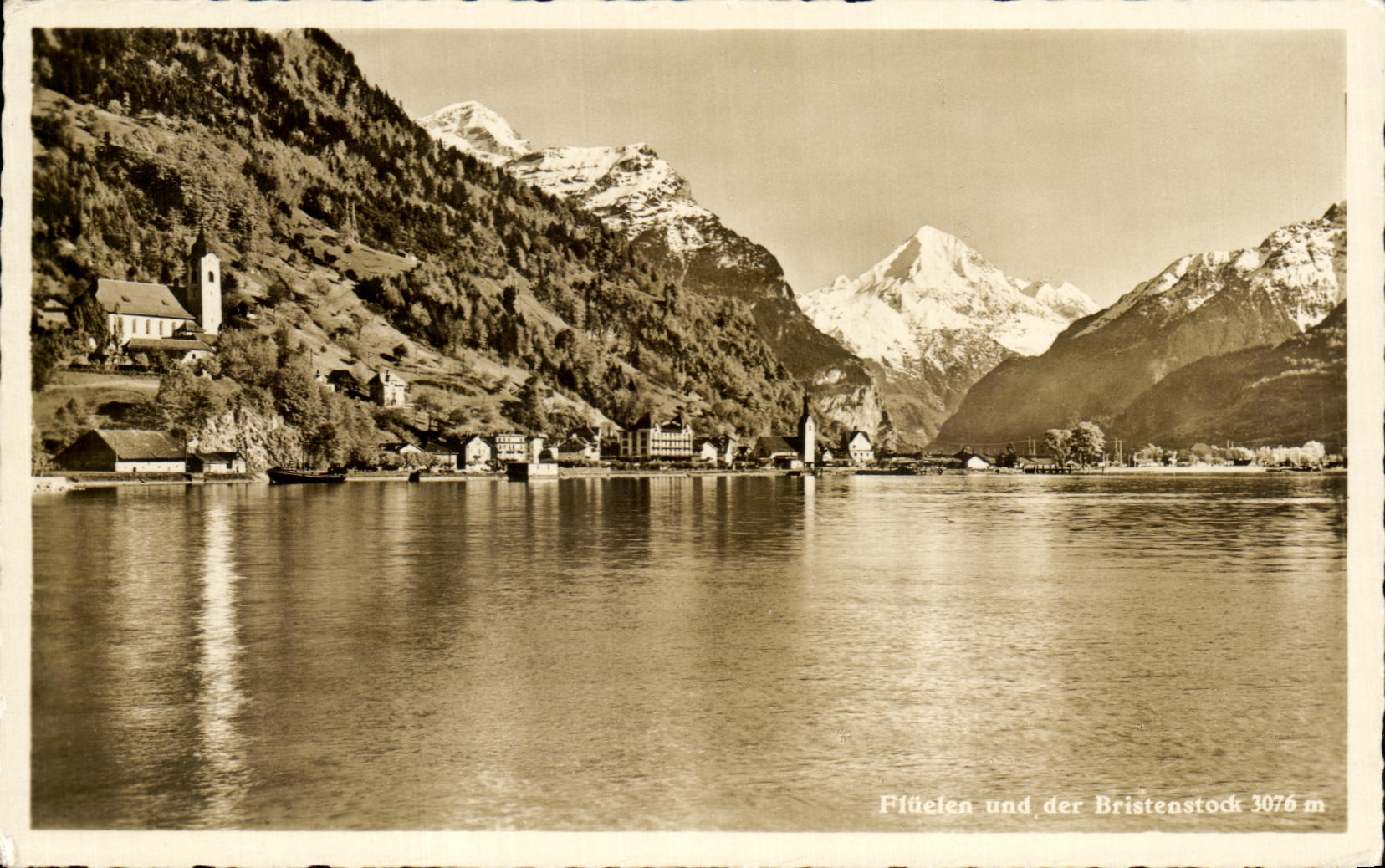 CPA Fluelen und der Bristenstock