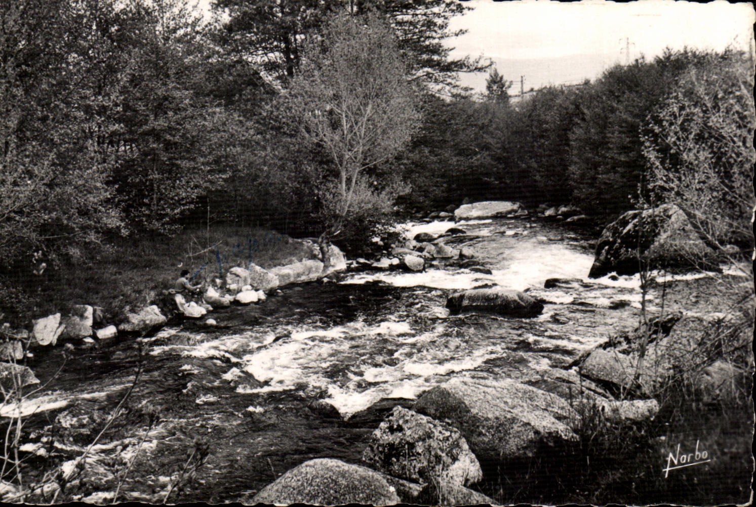 CPA Latour de Carol Un joll coin de Peche sur le Rio Carol