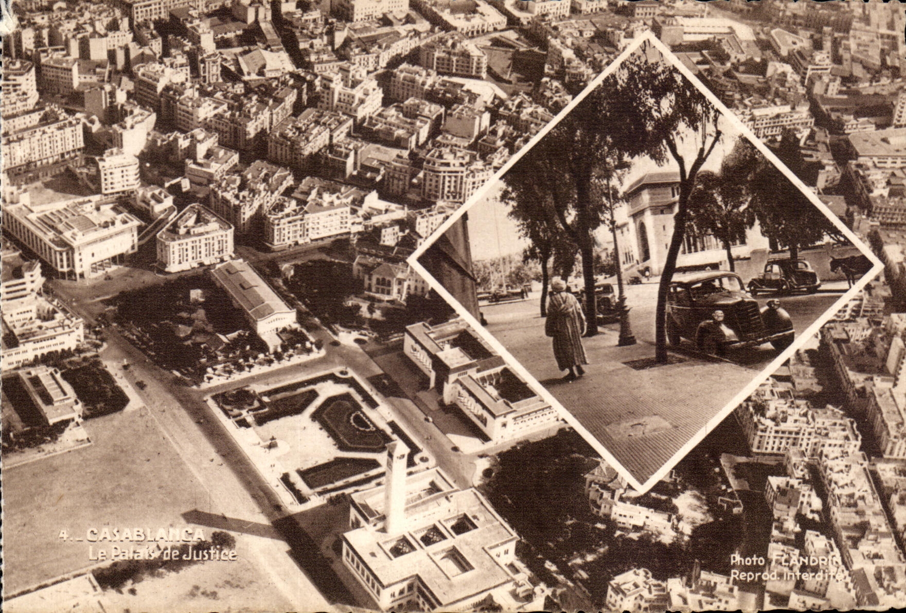 CPA Casablanca Le Palais de Justice Maroc