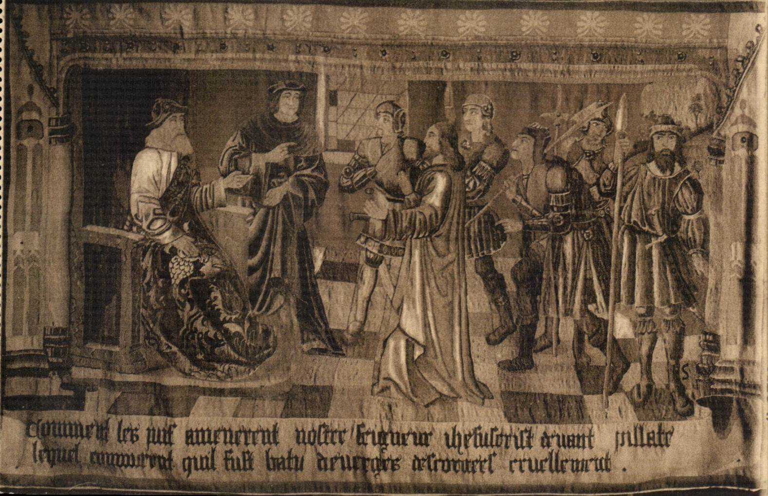 CPA Tapisserie medievale 