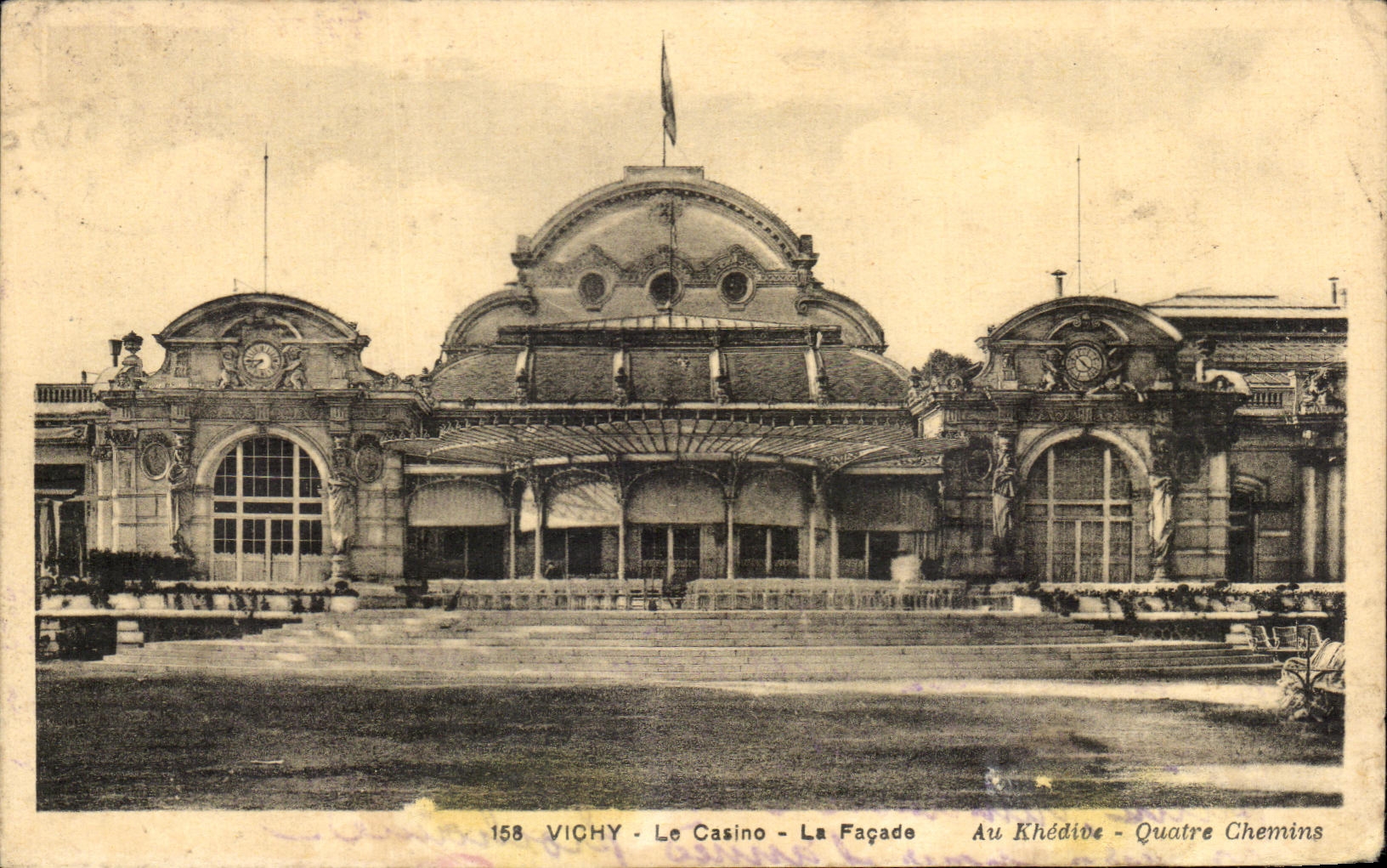 CPA Vichy the Casino the Frontage