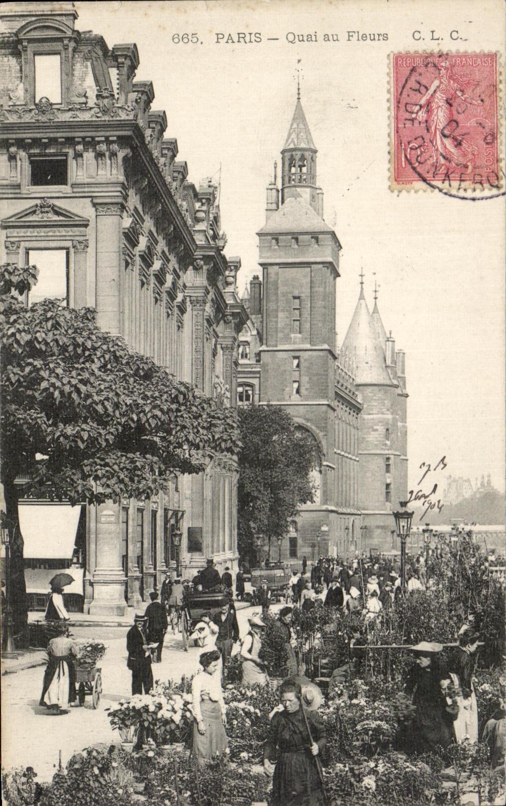 CPA Paris Quai au Fleurs