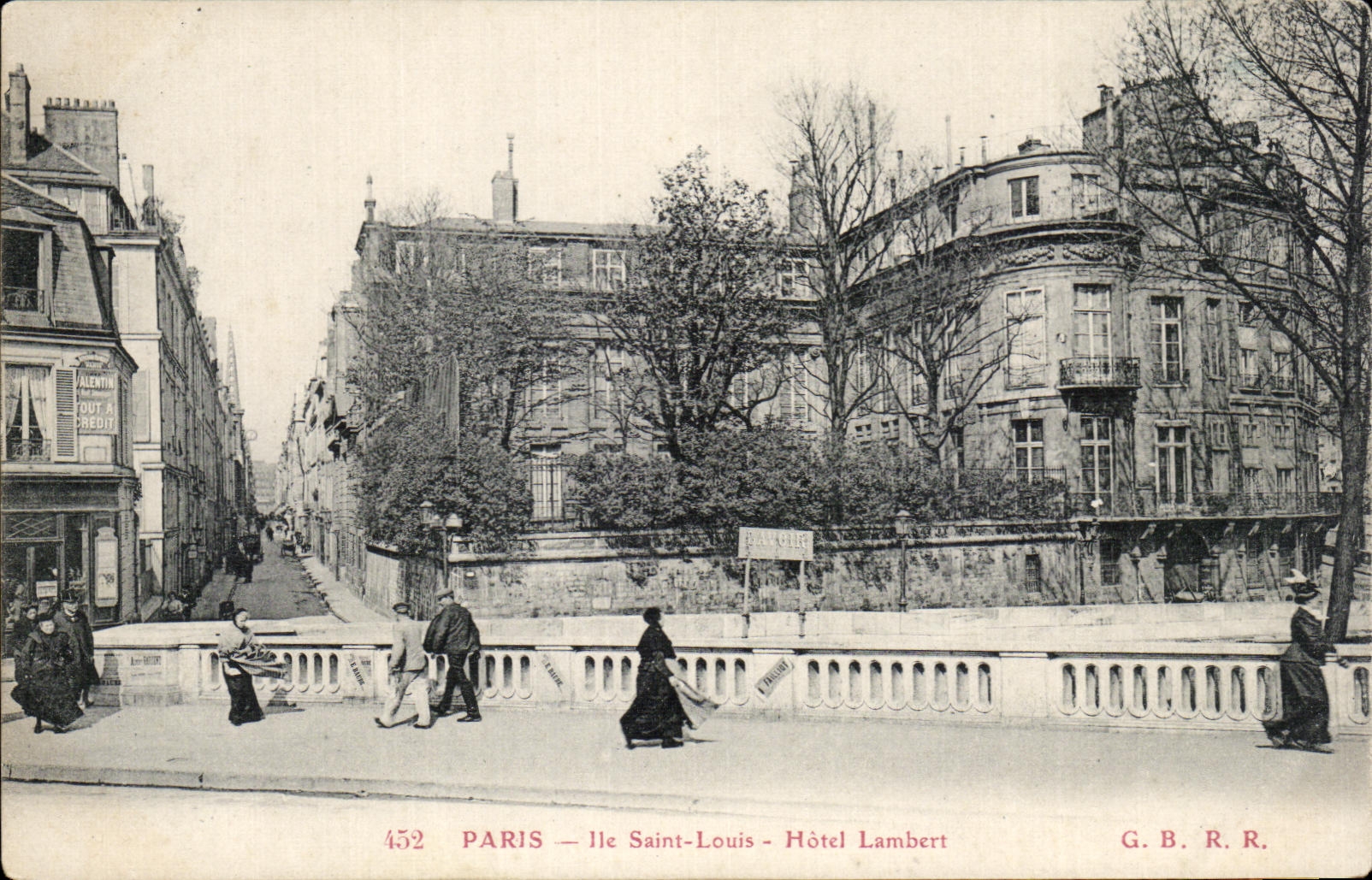 CPA Paris Island Saint Louis Hotel Lambert