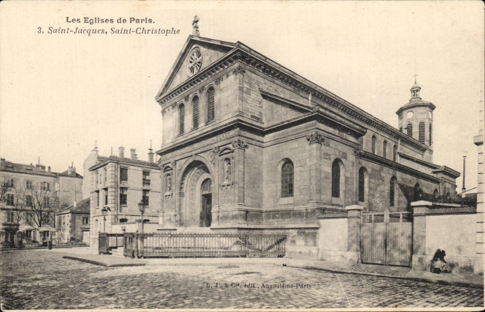 CPA Egllses of Paris Saint Jacques Saint Christophe