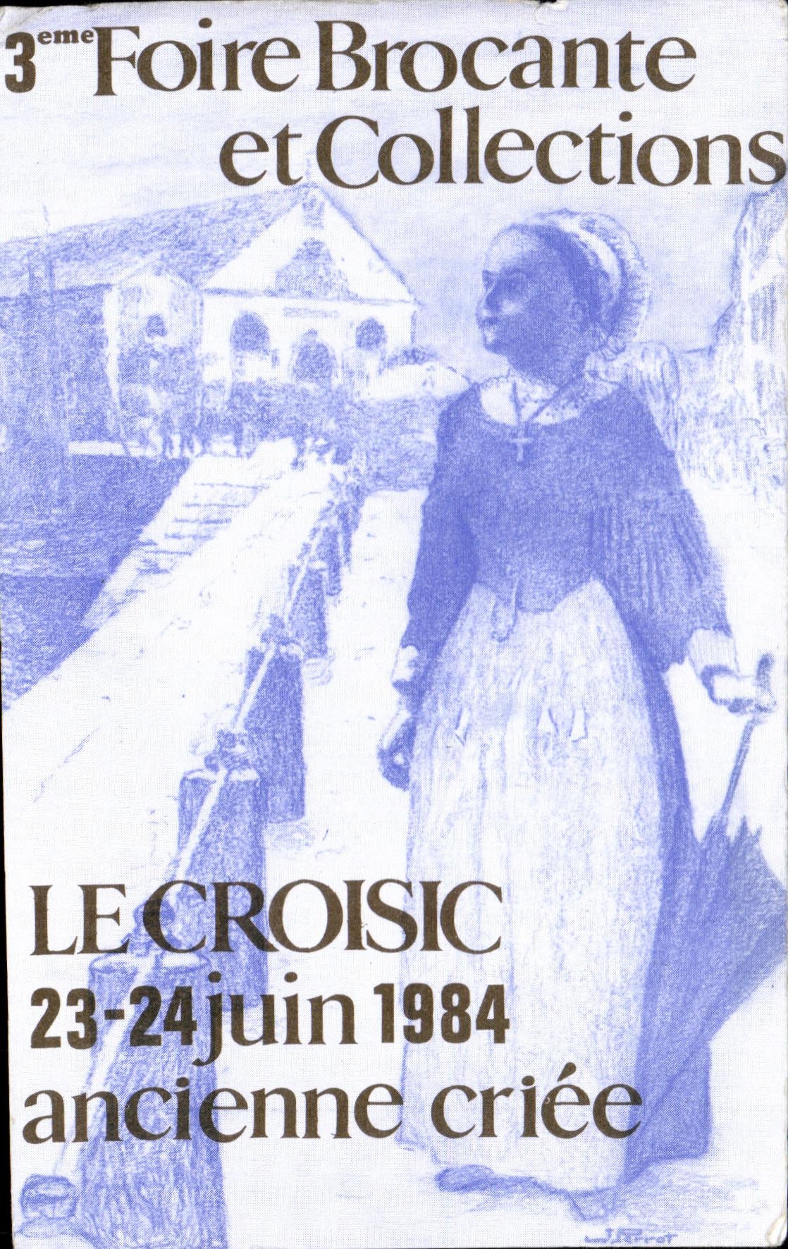 MODERN CARFair Secondhand trade and Collections Croisic 23 old June 24th 1984 criee