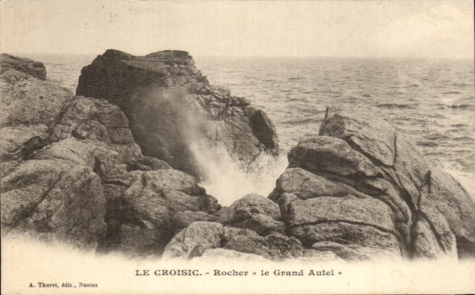 CPA Croisic Rock the Large Furnace bridge