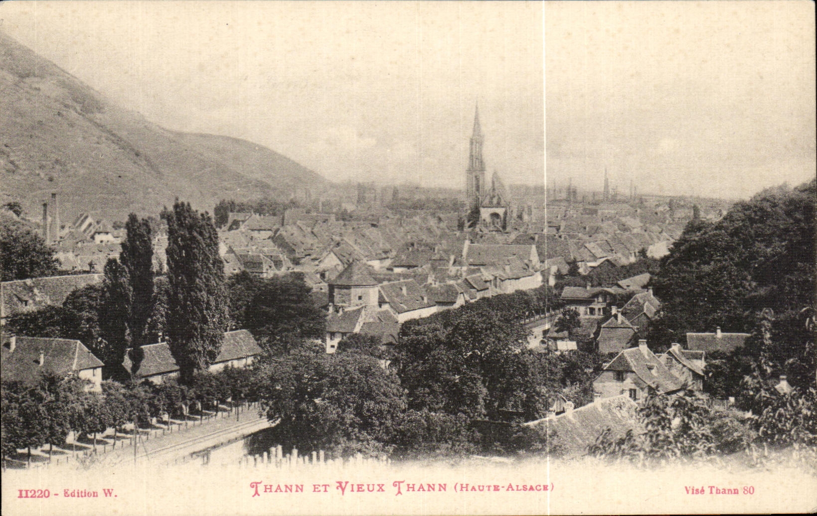 CPA Thann And Vieux Thann