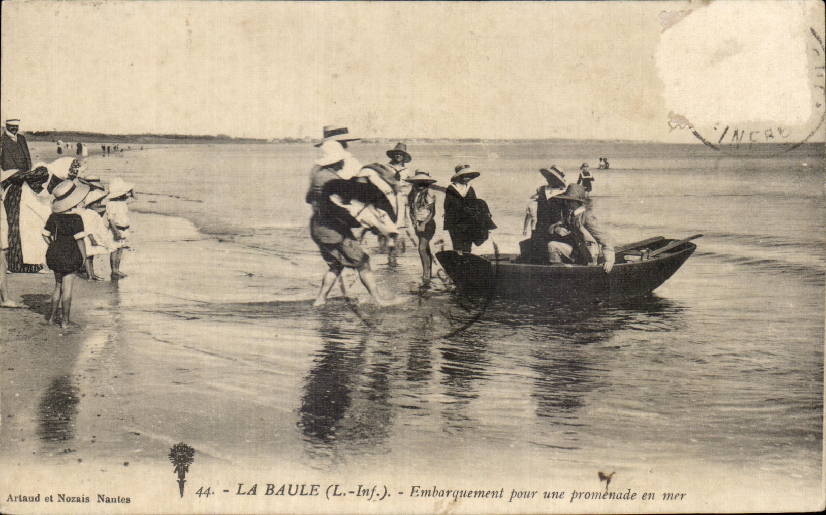 CPA La Baule Loading for a walk at sea Children