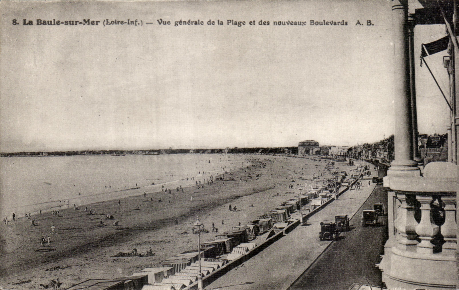 CPA Baule on Sea View of the Beach and the new Boulevards