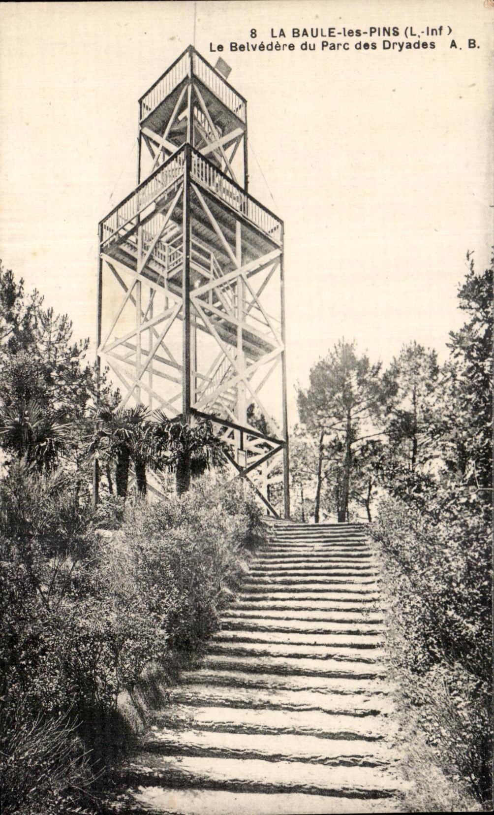 CPA La Baule Pines the View-point of the Park of Dryades