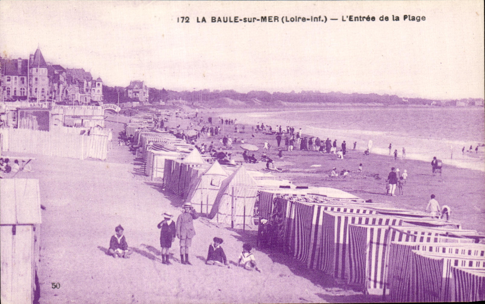 CPA Baule on Sea Entrance of the Beach