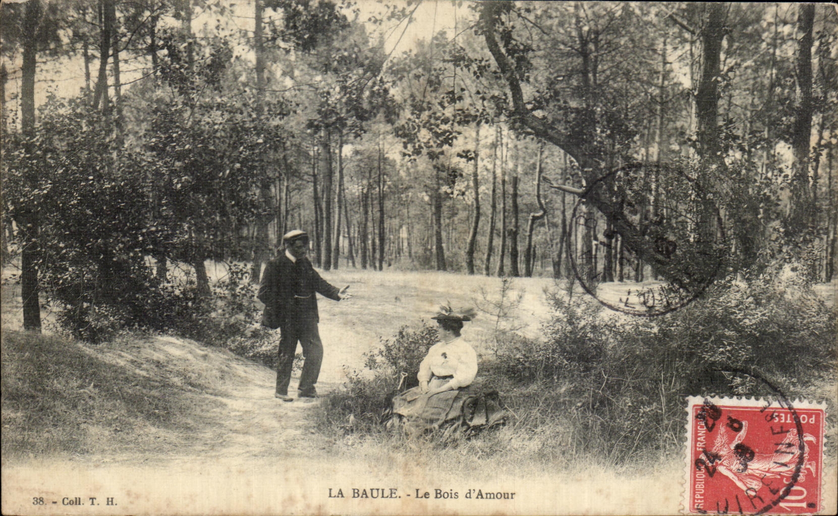 CPA La Baule Wood Love