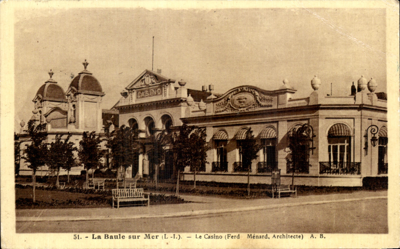 CPA La Baule on Sea the Casino