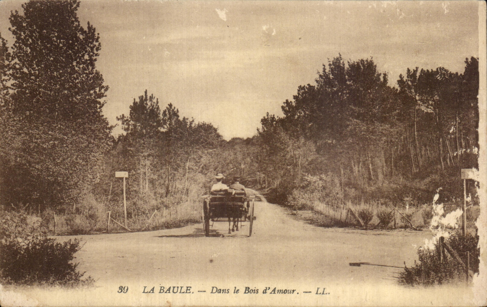 CPA La Baule In Wood Love