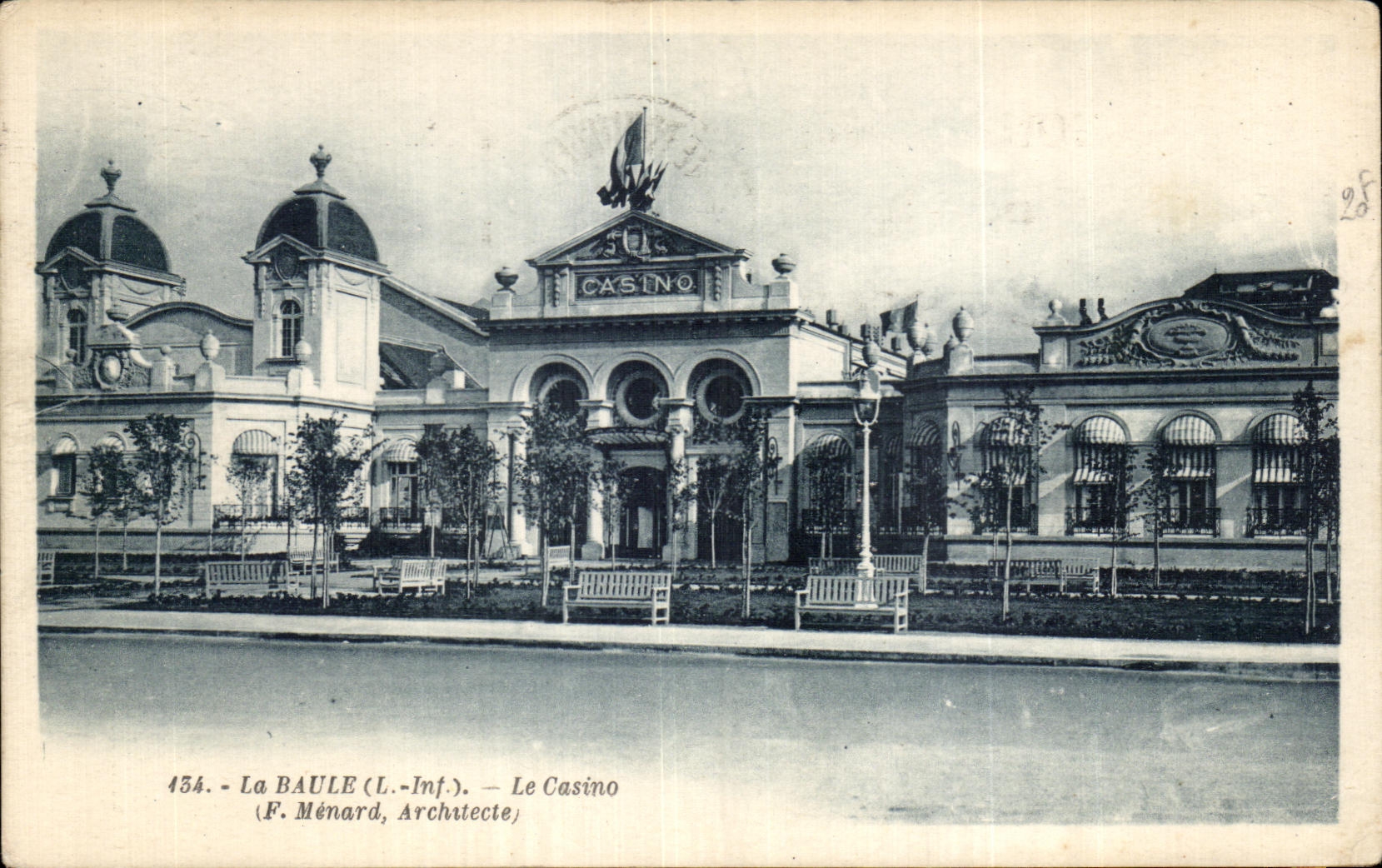 CPA La Baule the Casino F Menard Architect