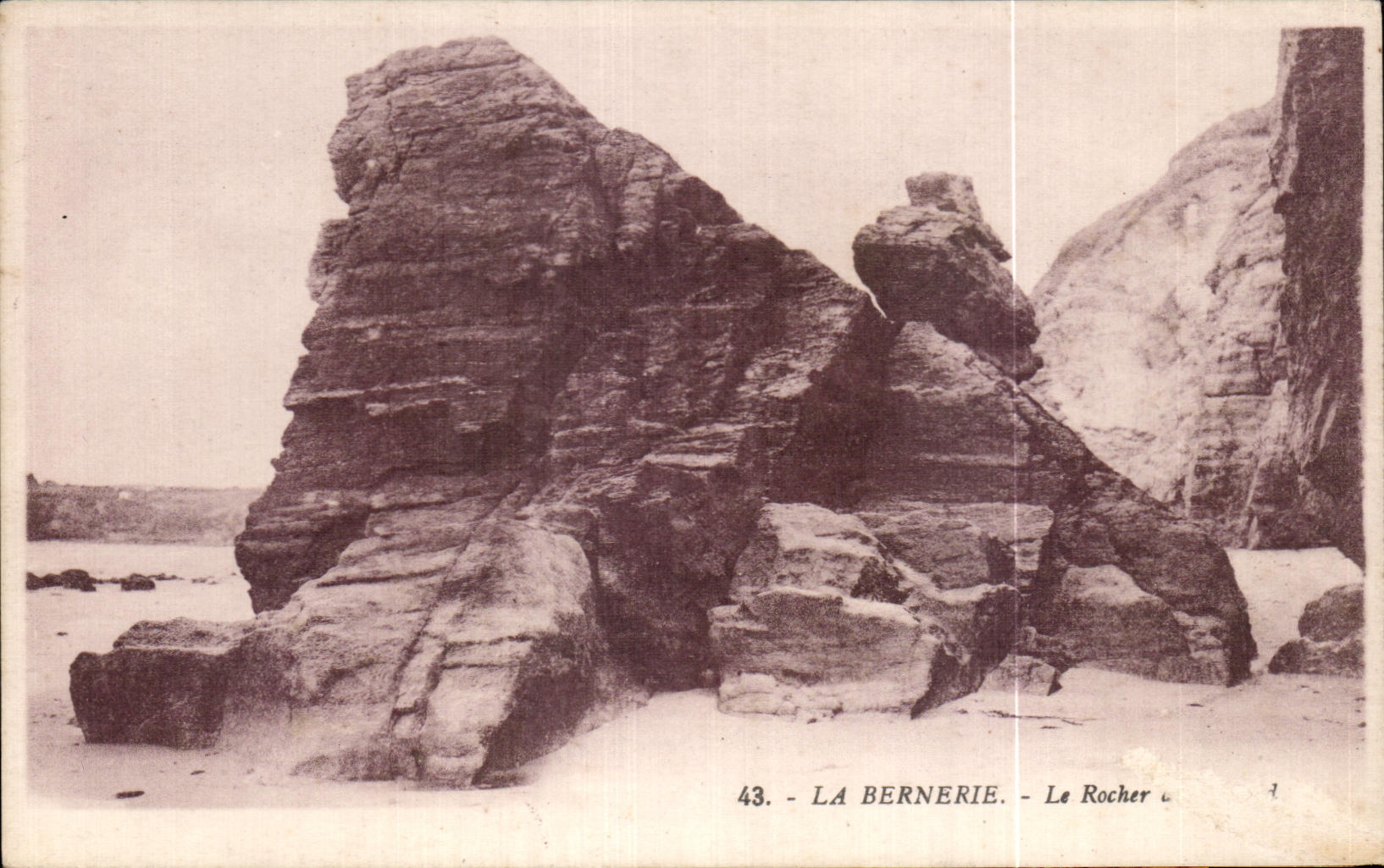 CPA La Bernerie Le Rocher