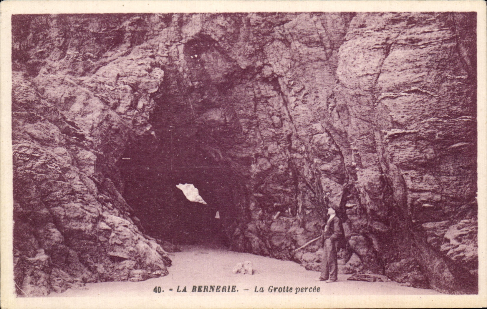 CPA Bernerie the bored Cave