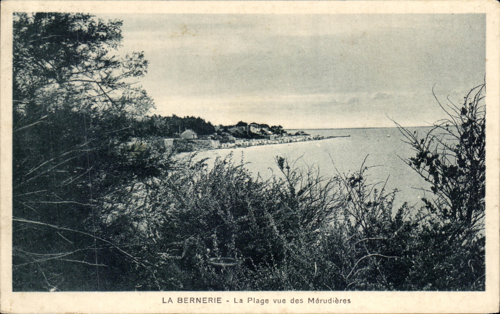 CPA Bernerie the Beach seen of Merudieres
