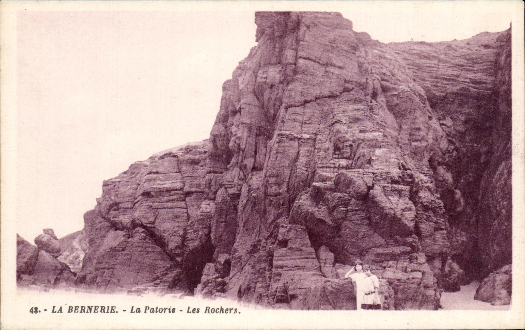 CPA Bernerie Patorie Rocks