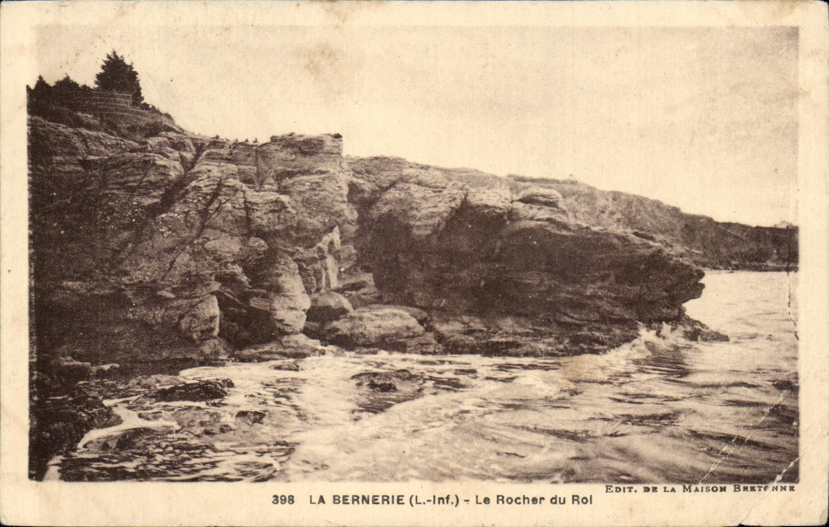 CPA Bernerie the Rock of the King