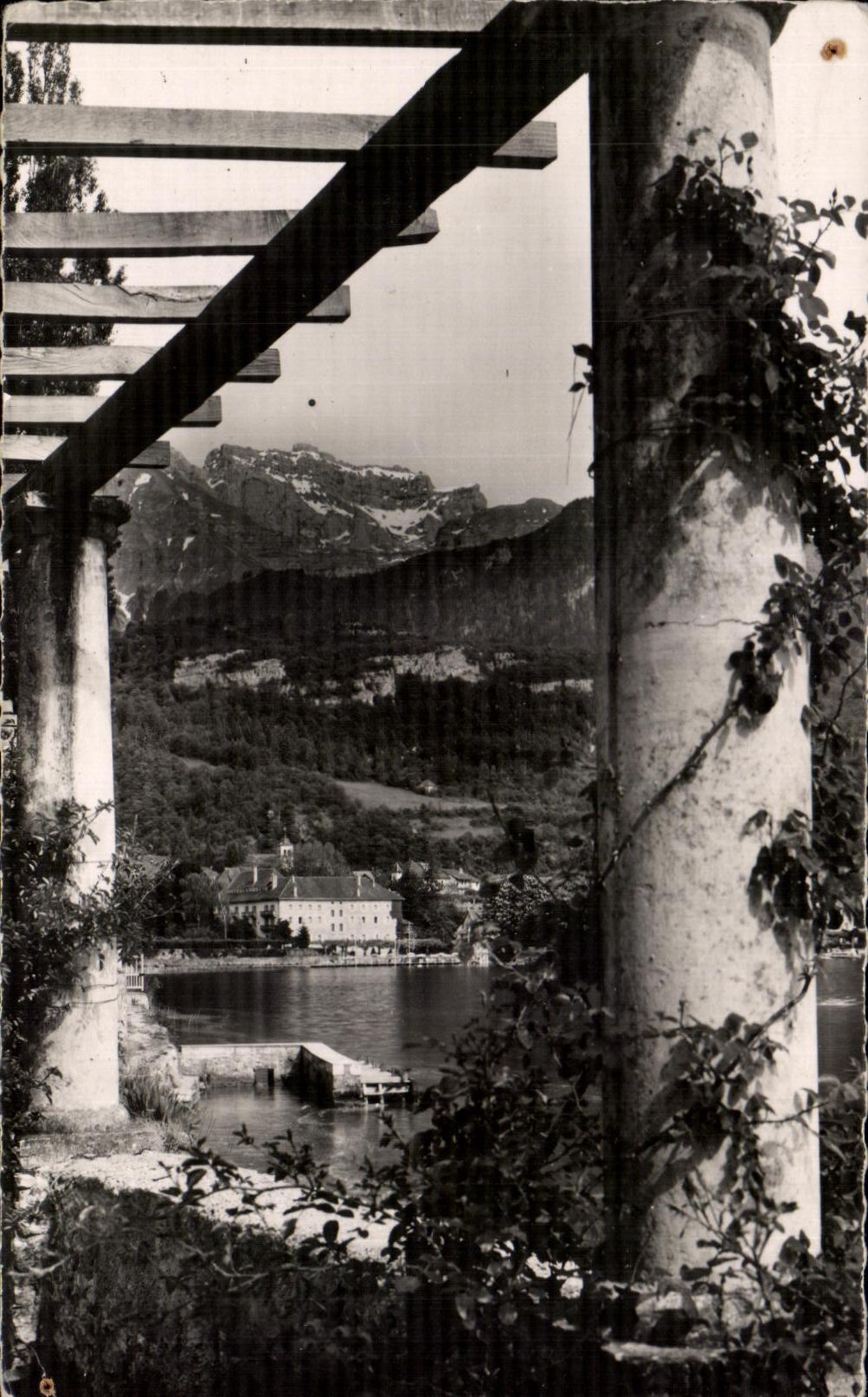 CPSM Promenade has Talloires Abbey and Tourenette