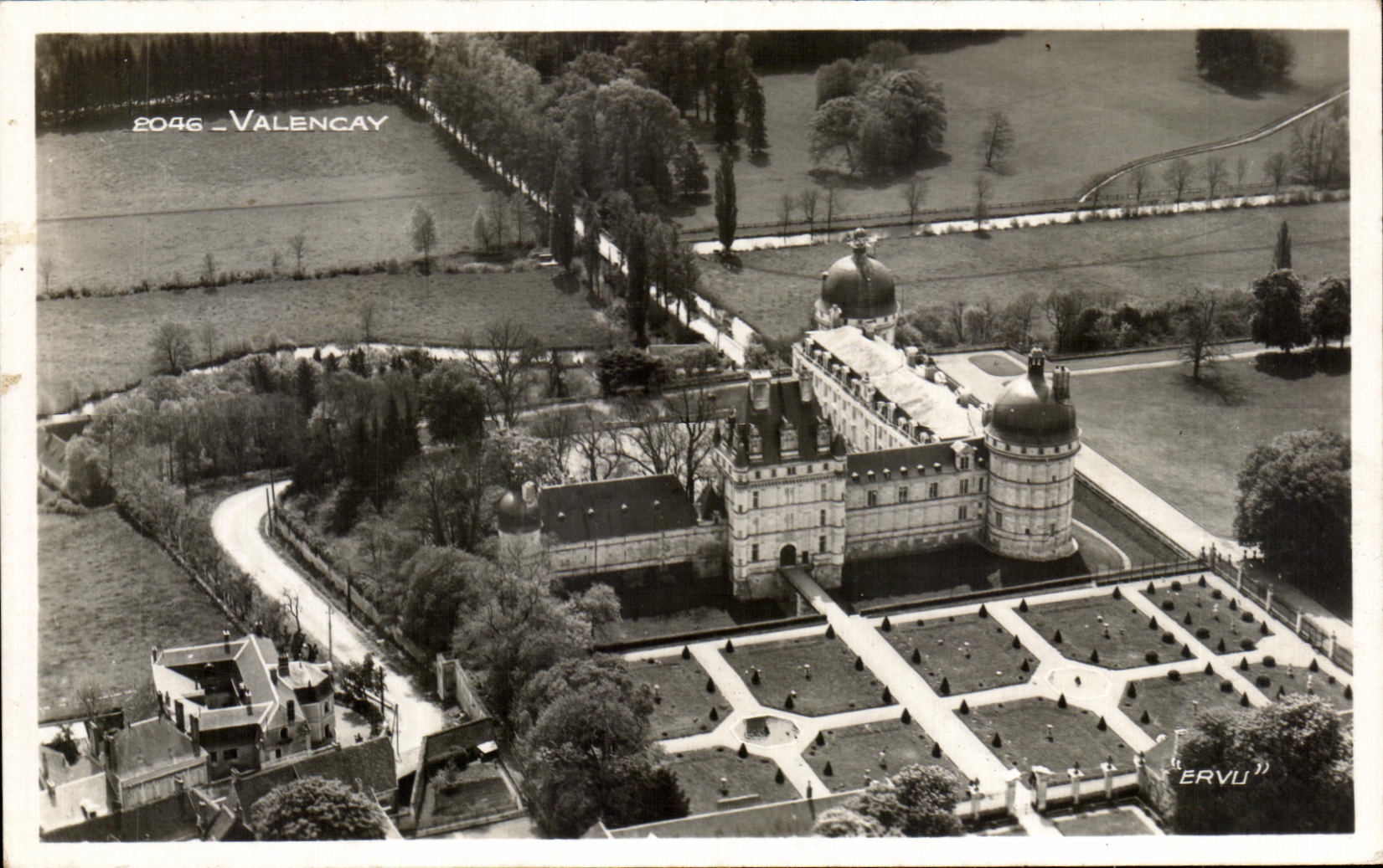 CPSM Valencay Vues Aeriennes de France