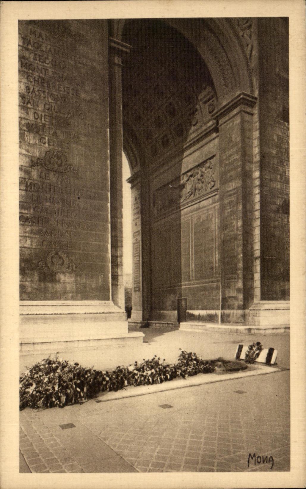 CPA Small Tables Of Paris the Tomb of unknown Soidat The tomb off the Unknown Warrior