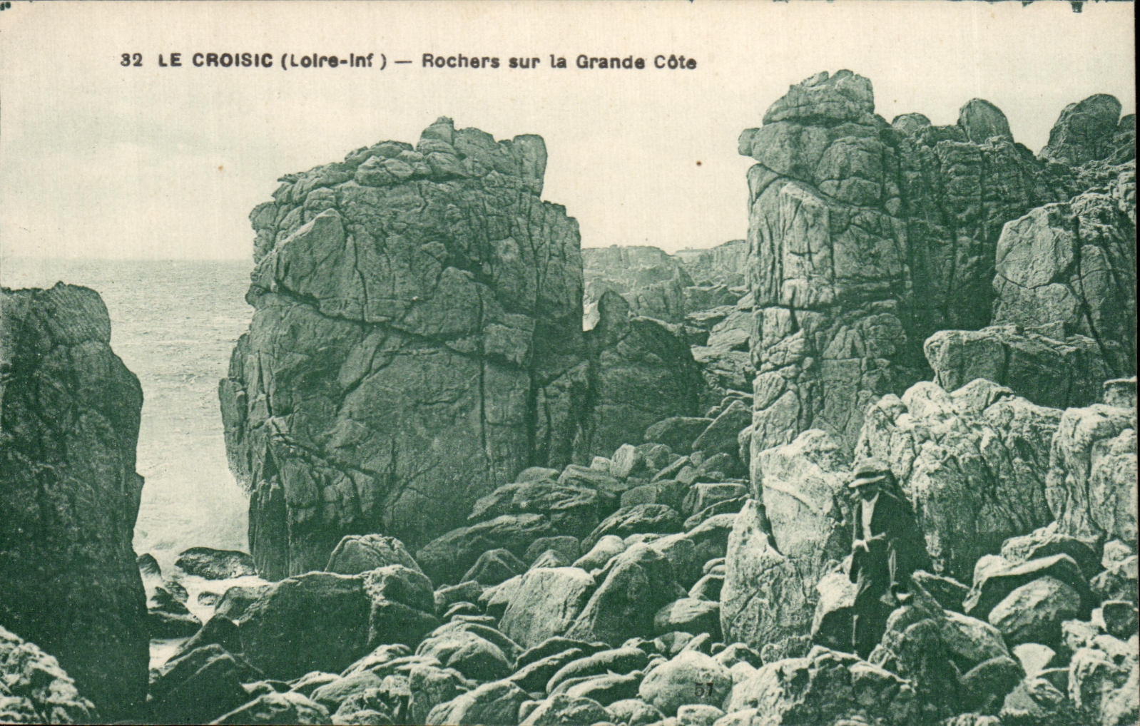 CPA Croisic Rocks on the Great Dimension