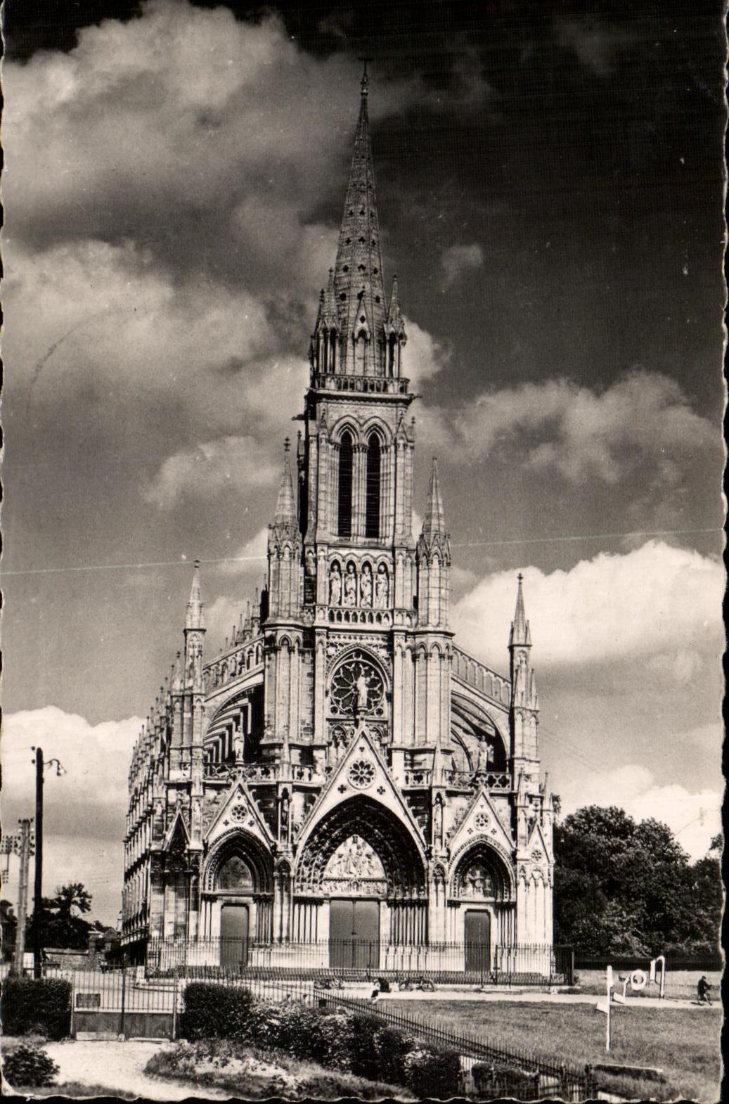 CPSM Rouen Basilica of Bonsecours