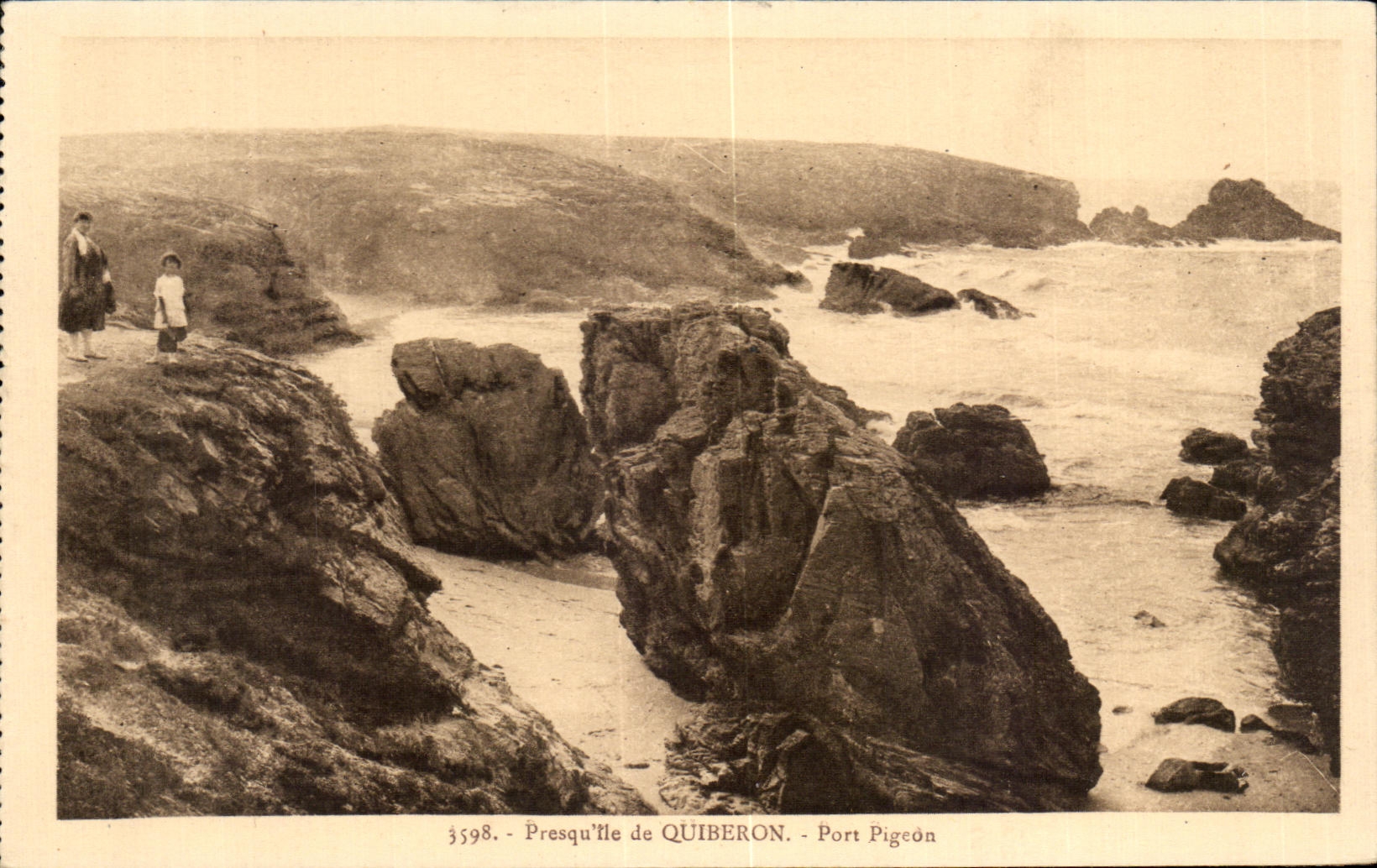 CPA Presqu lle de Quiberon Port Pigeon
