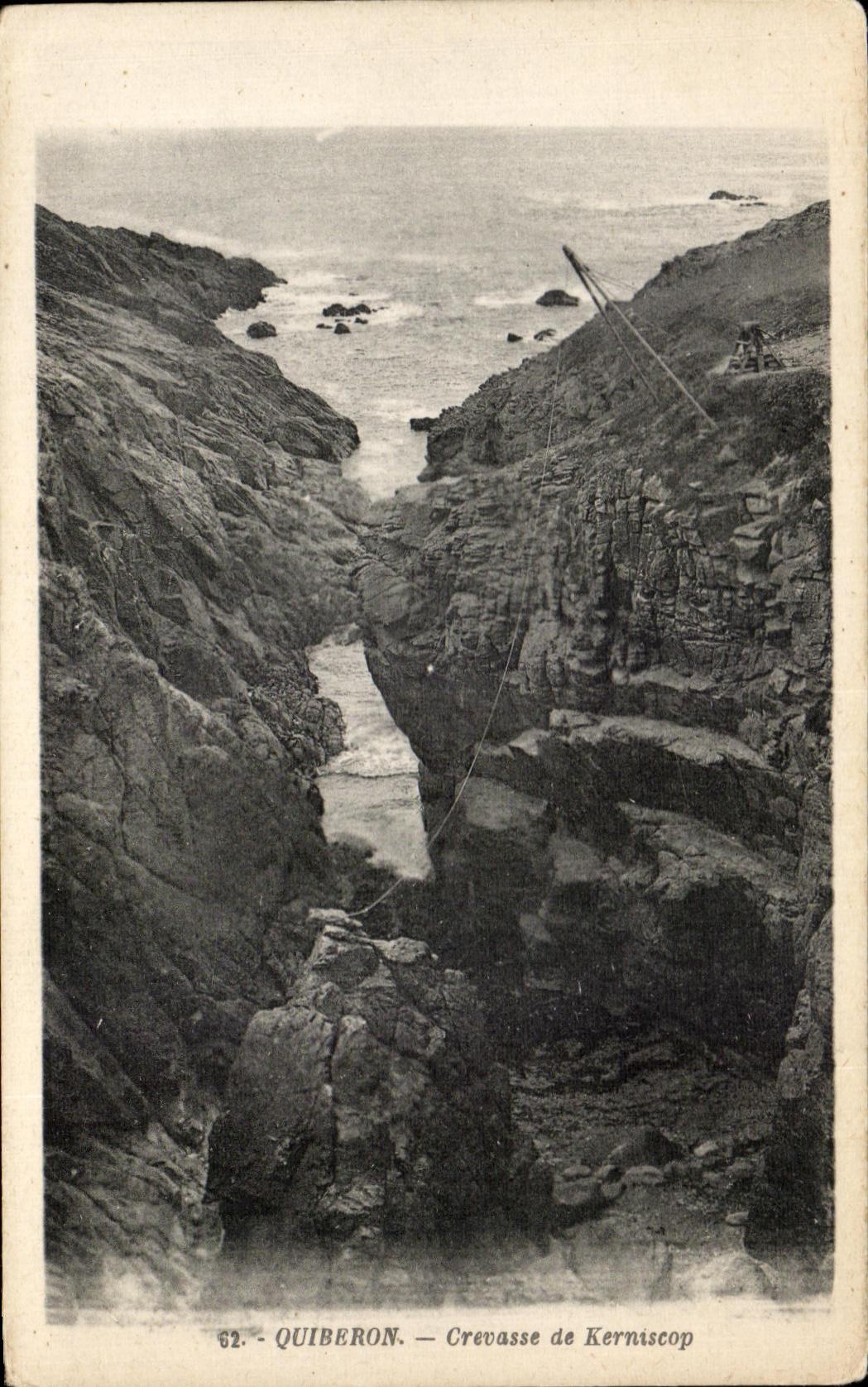 CPA Quiberon Crevasse de Kerniscop