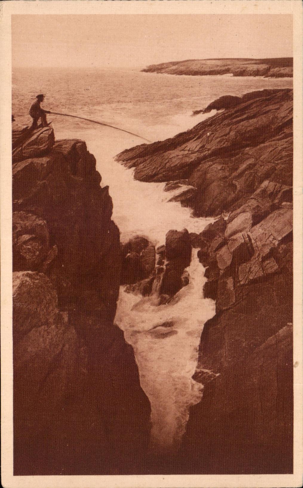 CPA Quiberon La Grotte Kergroix