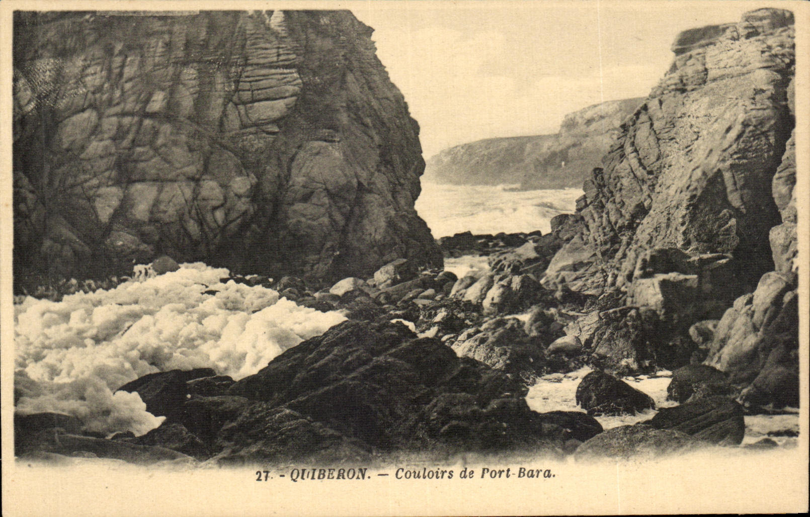 CPA Quiberon Couloirs de Port Bara