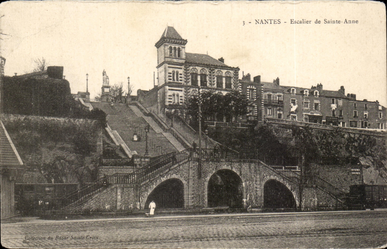 CPA Nantes Staircase of Sainte Anne