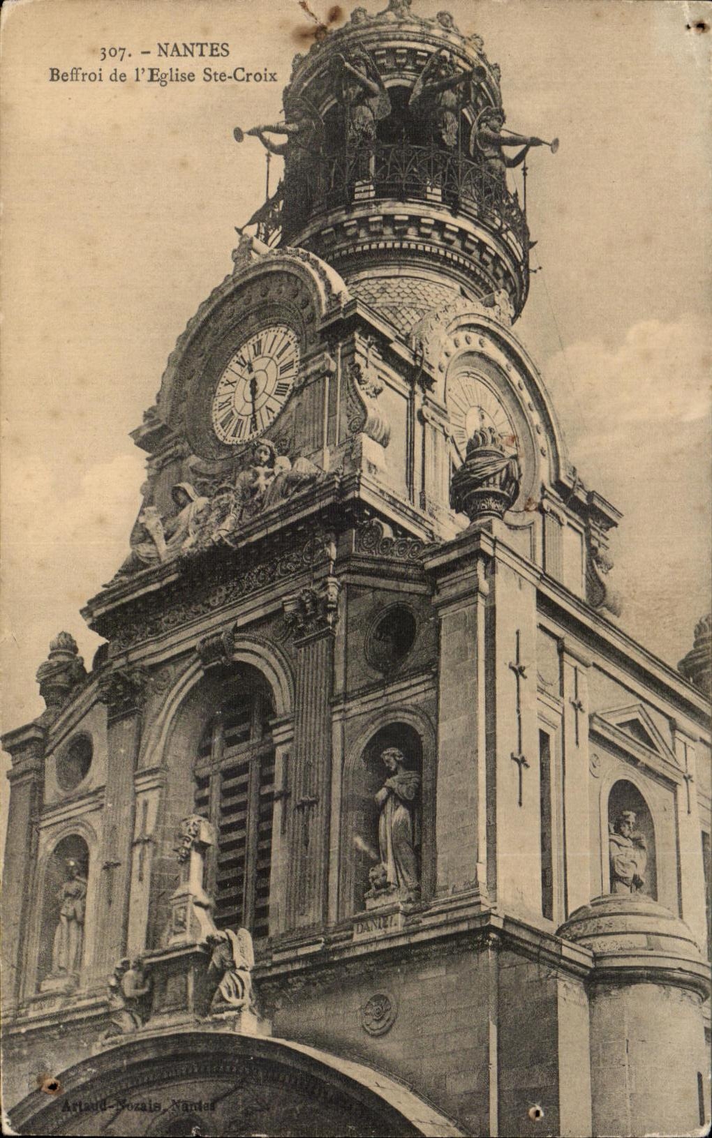 CPA Nantes Belfry of I Church Cross