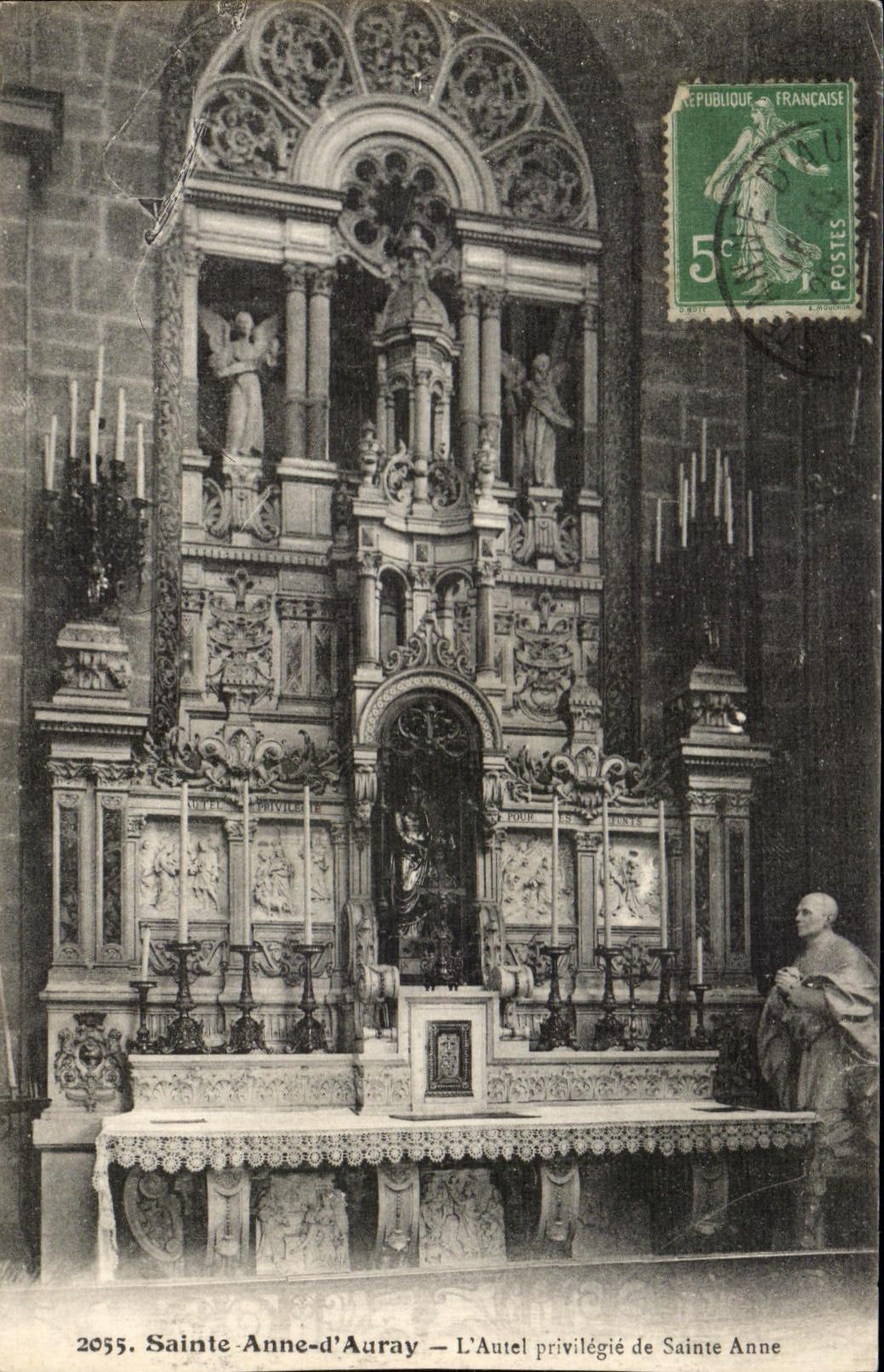 CPA Saint Anne Auray privileged Furnace bridge of Saint Anne