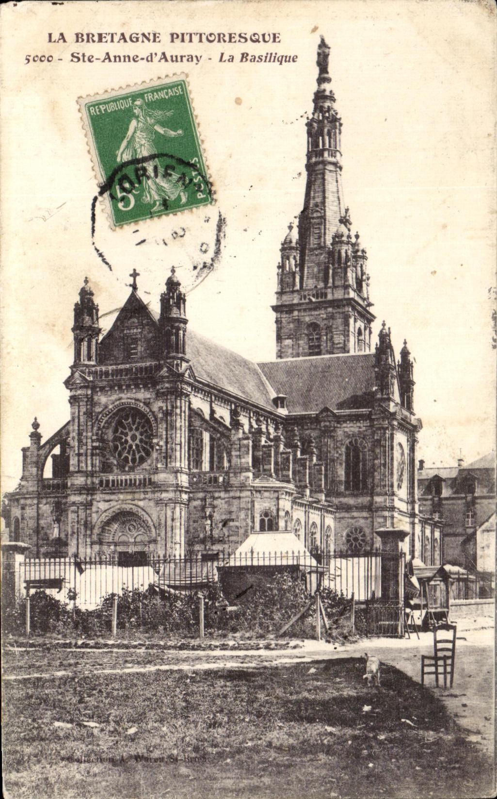 CPA Picturesque Brittany Anne Auray the Basilica