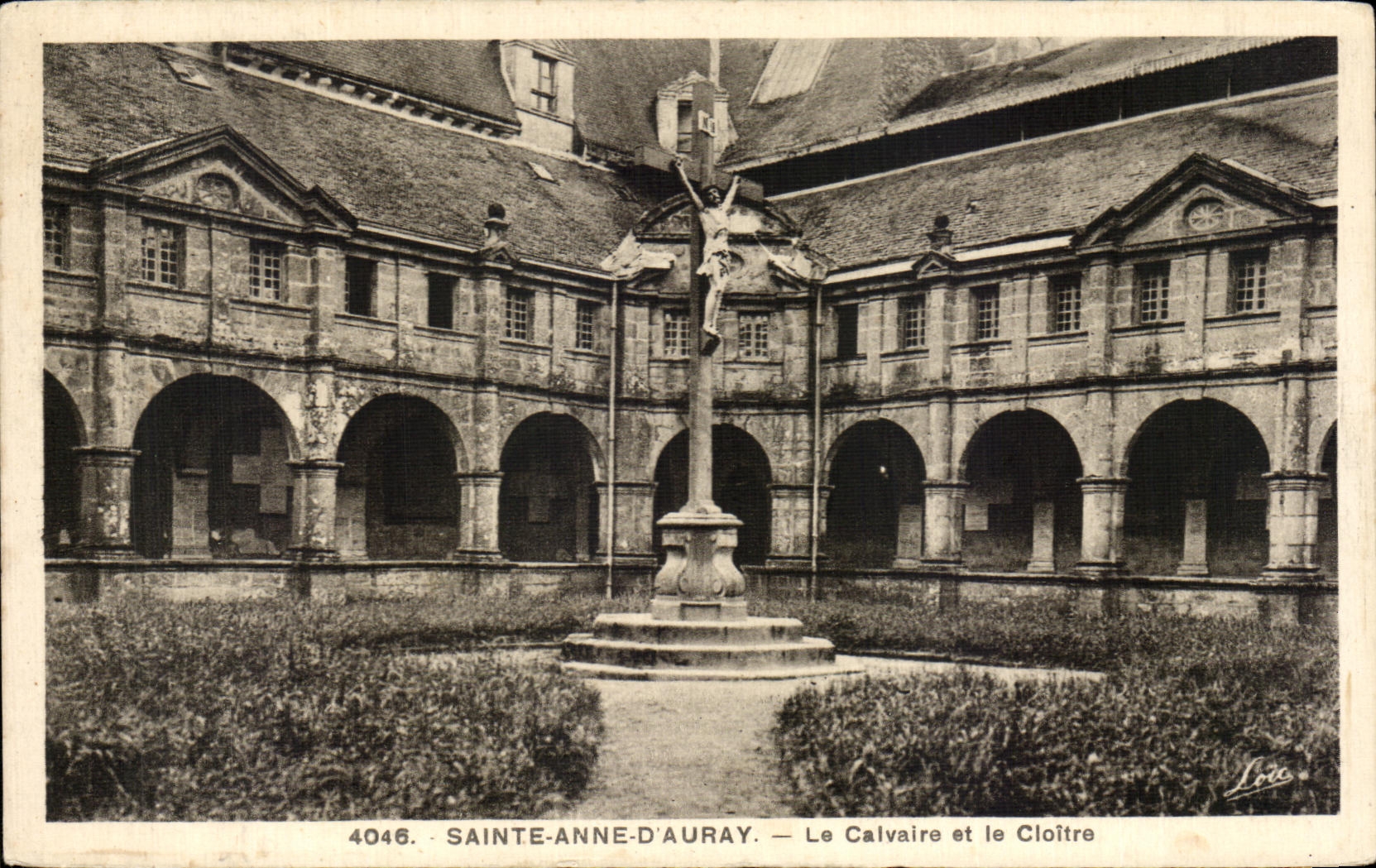 CPA Sainte Anne Auray the Martyrdom and the Cloister Christ