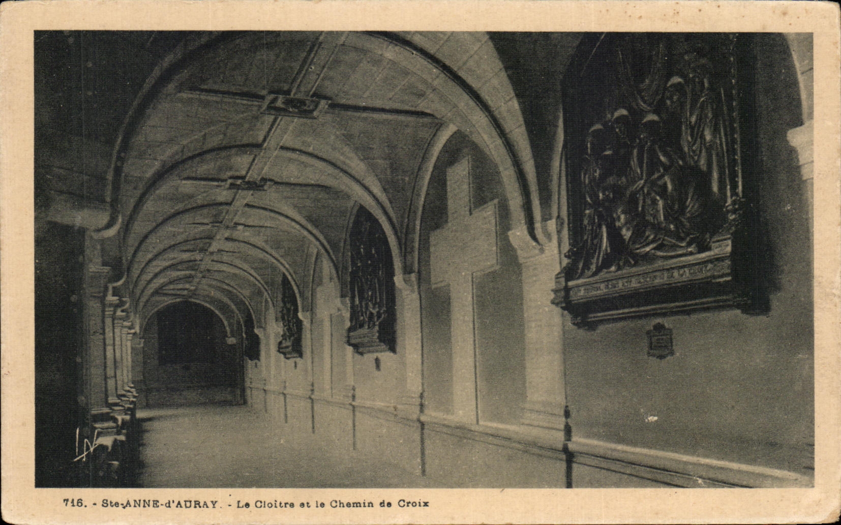 CPA Anne Auray the Cloister and the Way of Cross