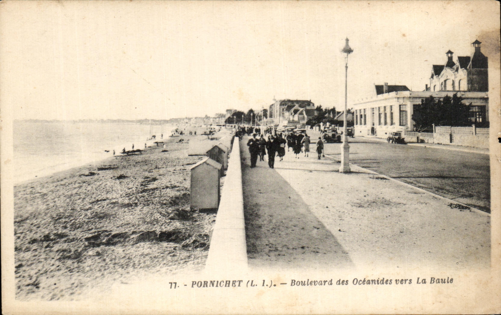 CPA Pornichet Boulevard of Oceanides Towards La Baule