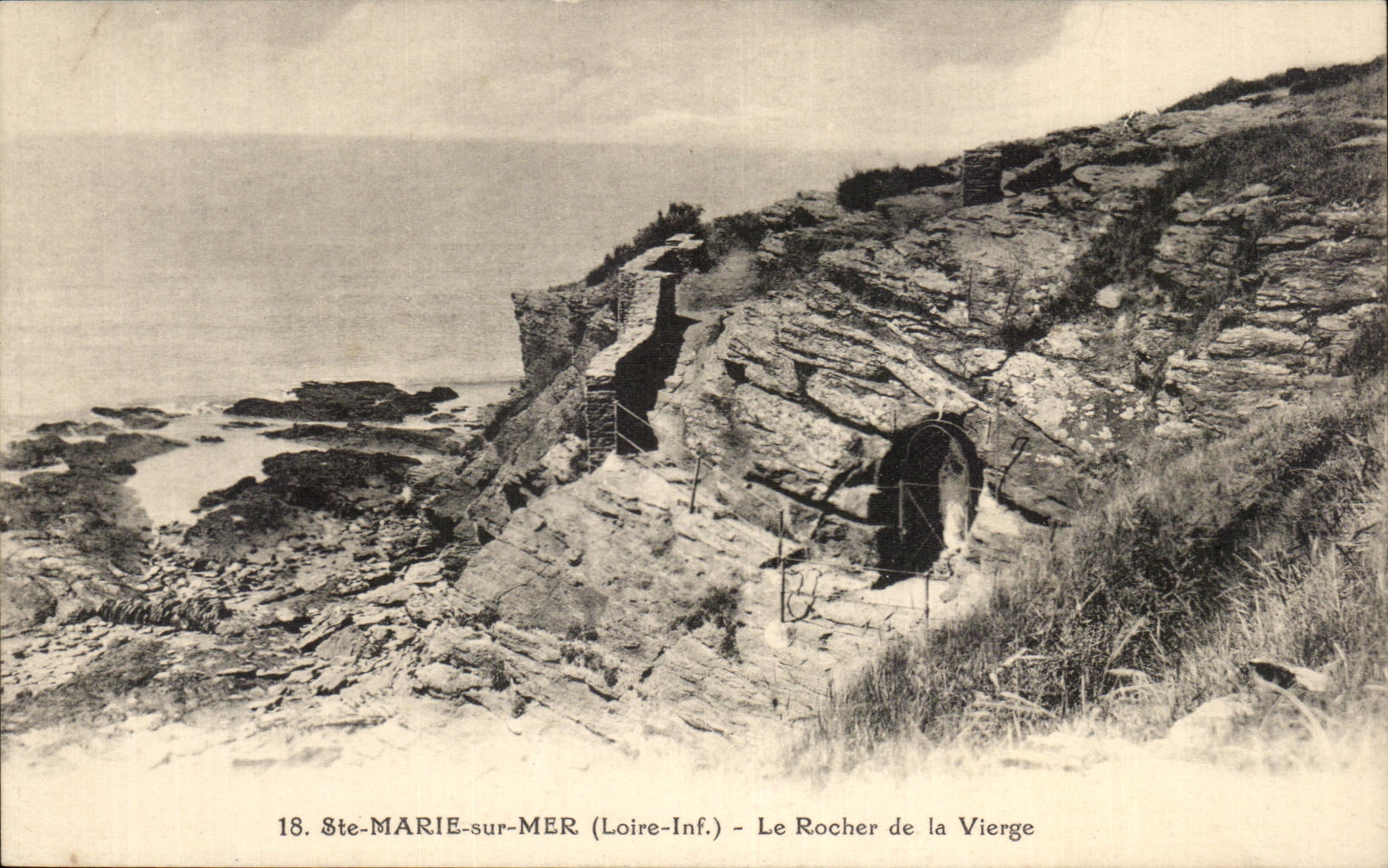 CPA Sainte Marie sur Mer Rocher de la Vierge