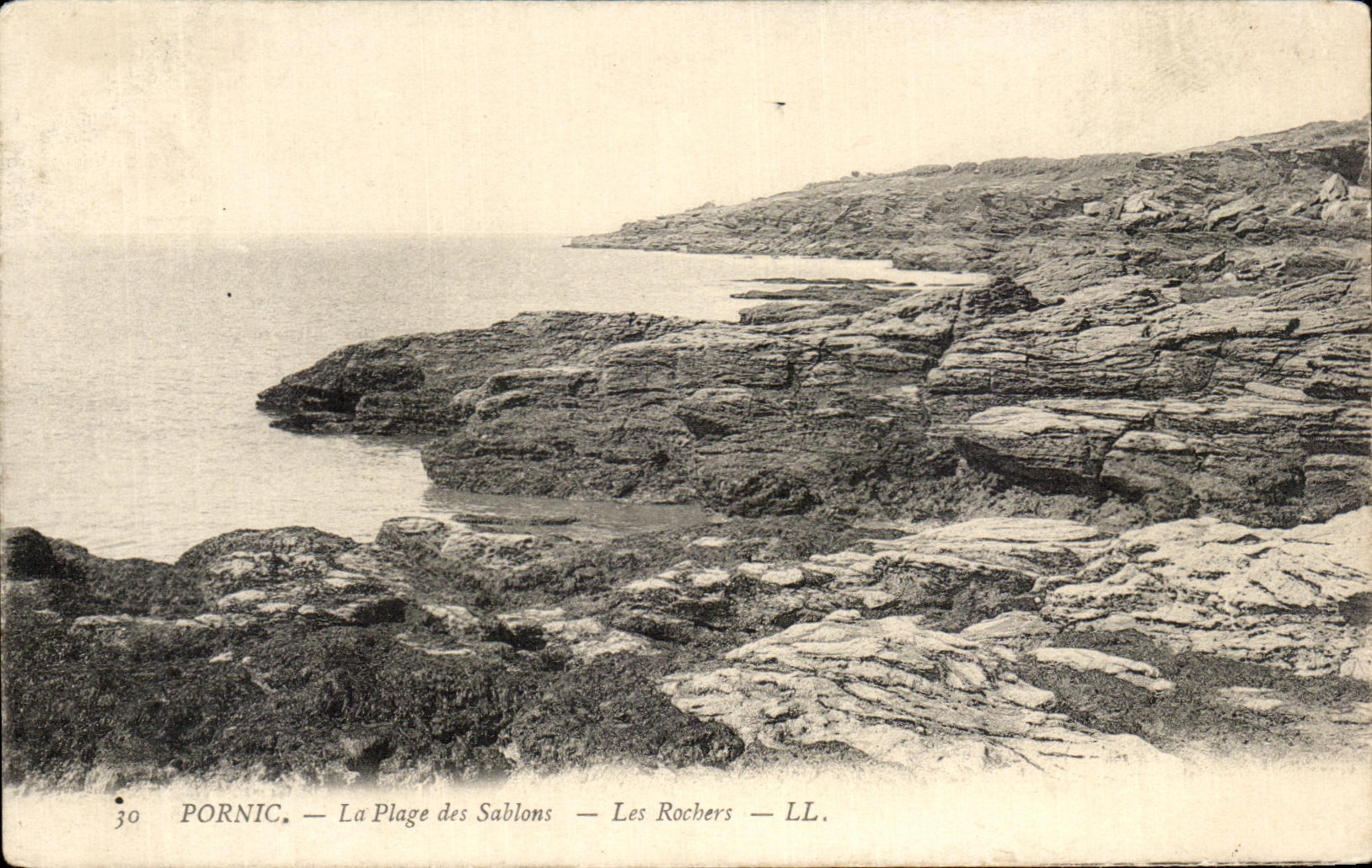CPA Pornic La Plage des Sablons Le Rochers
