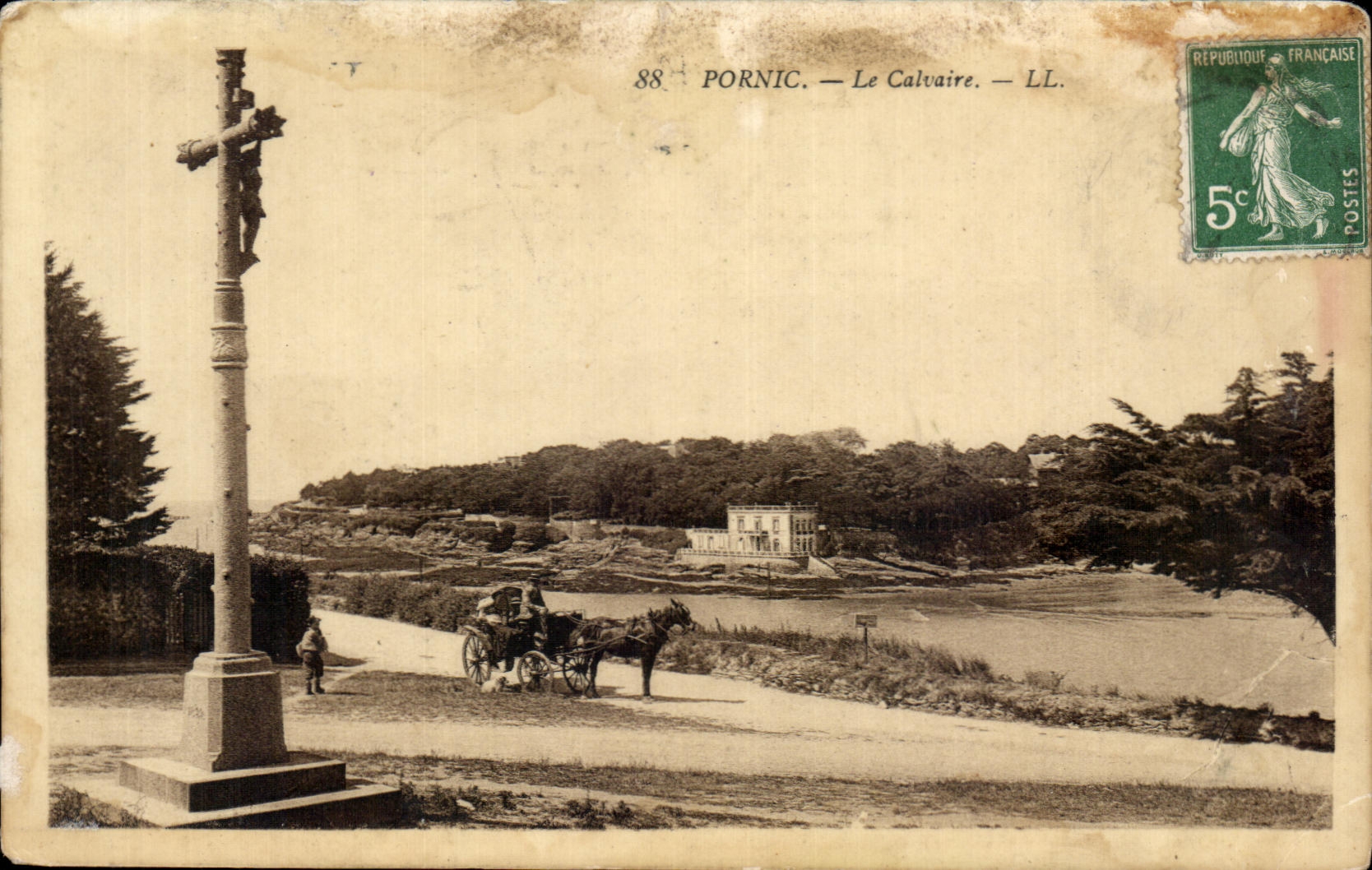 CPA Pornic Le Calvaire